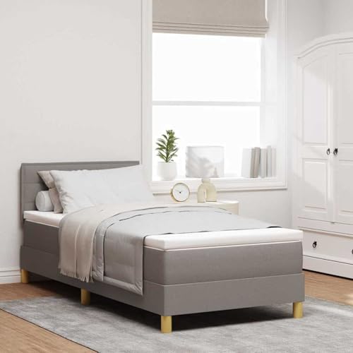 Fasba Cama moderna con somier y luces LED, diseño minimalista, estructura de madera de pino, colchón de poliéster transpirable, cabecero ajustable, fuente de poder USB, muelles ensacados y espuma, com