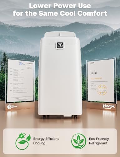 Image of Portable Air Conditioners, 16,000 BTU Portable AC Unit for Room up to 750 Sq. Ft, 3 in 1 Small AC Unit with 24H Timer Smart Sleep Mode, Smart Stand up Air Conditioner for Bedroom(16,000 BTUs)