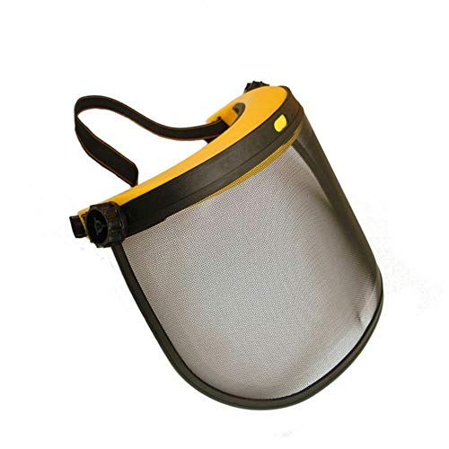 BMS - Protector Facial con Visera de Malla para desbrozadora, cortadora y usuarios