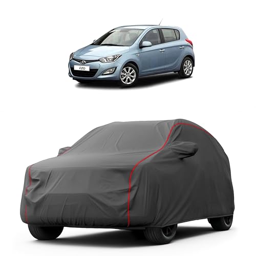 Image of Heavy-Duty Car Cover for Compatible with Hyundai i20 (2014 to 2025 All Models) Deluxe Car Protection Cover - Waterproof & UV-Resistant All-Season Exterior Protection