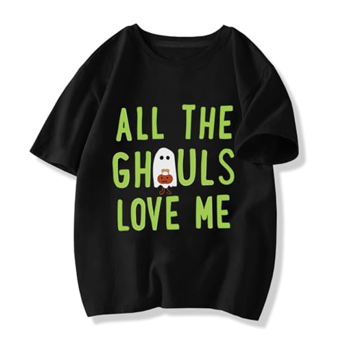 Toddler Halloween Shirts for Boys & Girls - Short Sleeve Tees with Ghouls, Ghosts & Pumpkins Graphics 2-7T