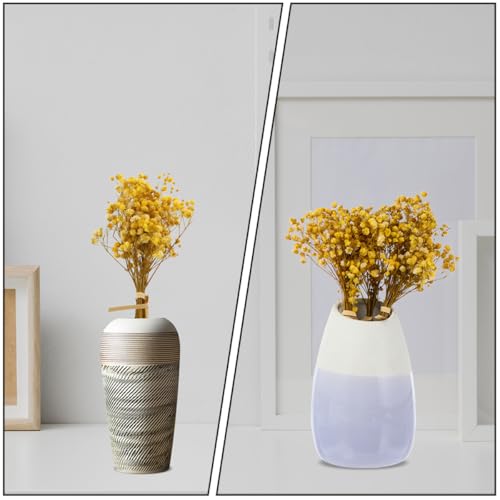 Ramo de flores secas Gypsophila natural Yellow 12cm miniatura 7