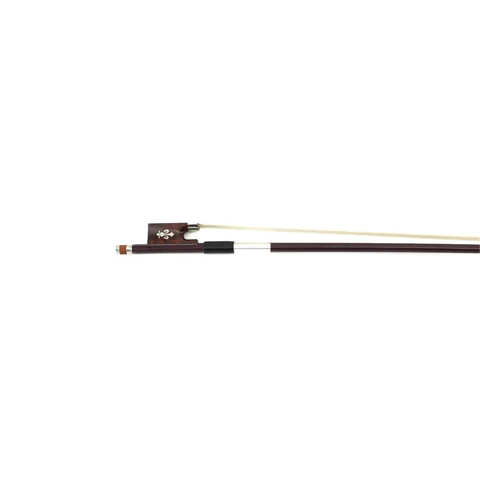 Arcos De Violín Para Principiantes Material De Crin Buena Elasticidad Arco Violín Fibra Carbono(4 4-Brown)