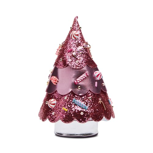 Betsey Johnson Candy Tree Glittler Sprinkle Meatallic Crossbody, Pink