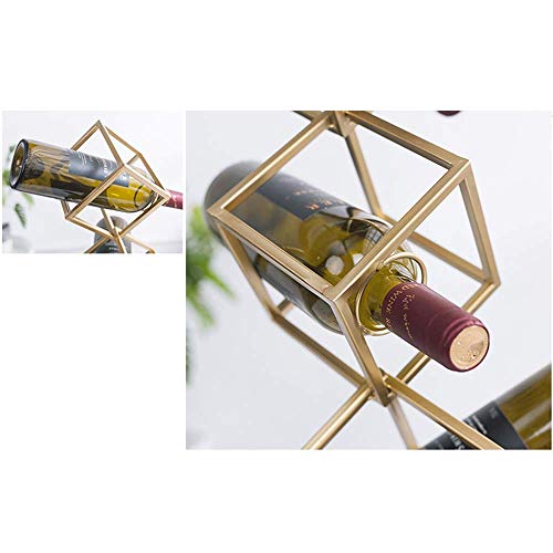 Estante para vinos Gold Wine Rack moderno miniatura 4