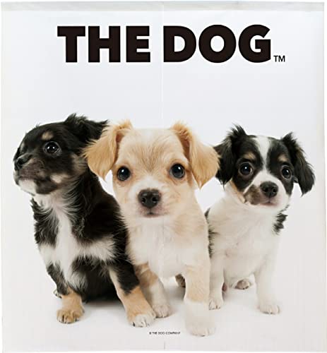 のれん THE DOG 犬 タペストリー チワワ 3匹 幅85×丈90cm 96024