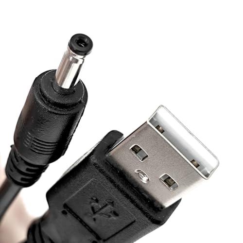 JZK 1M Elektrisches Zahnbürste Ladekabel für Fairywill FWP11 FW-508 FW-507 FW-917 SG-508 D1 D3 D7 D8 E6 E10 P11 TB-508, Ersatz Ladegerät Kabel Ladeleitung USB-auf-DC 5V hohlstecker Netzkabel