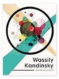Circles in a Circle Póster de Wassily Kandinsky 30 x 40 cm Cuadros Decoración para la pared