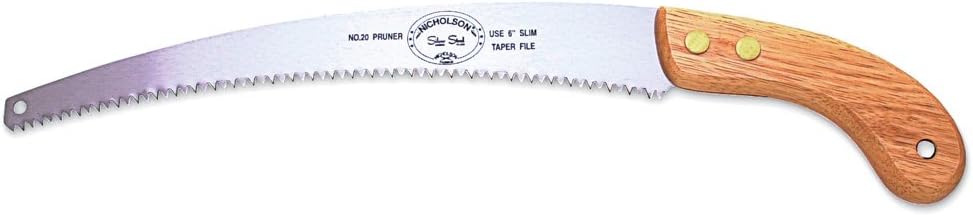 Nicholson® No. 20 Curved Pruners - curves pruner saw20