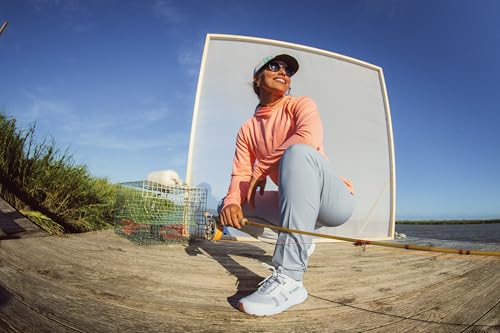 Columbia Womens Castback TC PFG, White/Silver Grey, 9