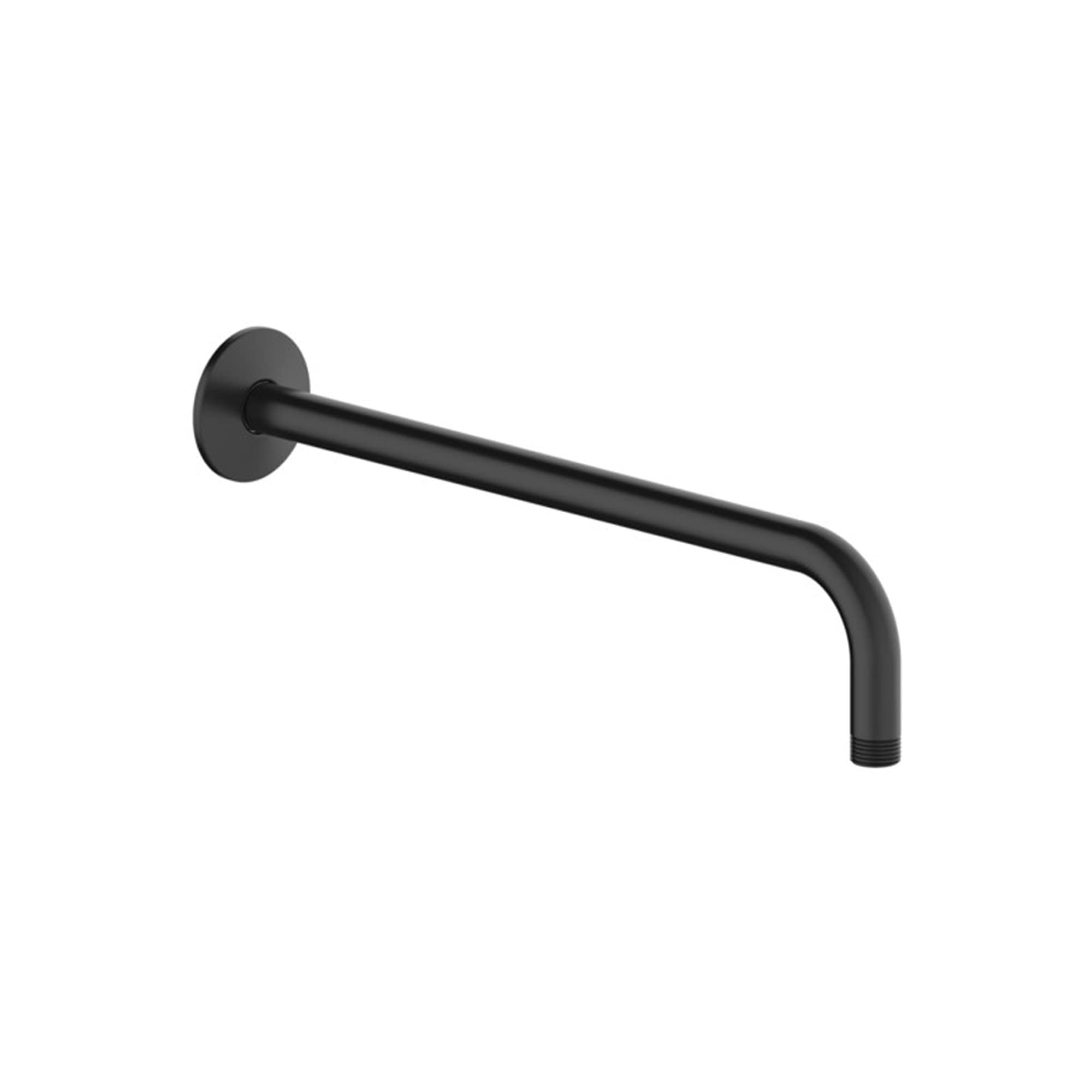 Design House 841494-MB Brazo de ducha y brida de 90 grados, negro mate