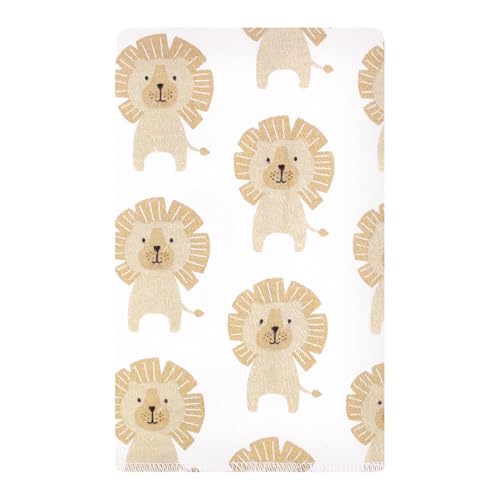 Image of Hudson Baby Unisex Baby Cotton Flannel Burp Cloths 10-Pack, Modern Lion, One Size