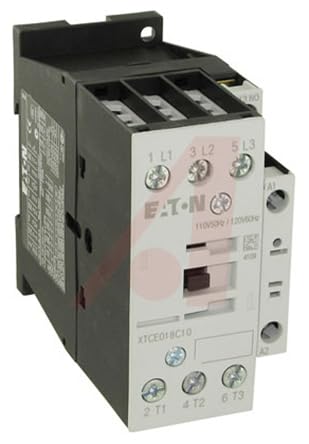 Contacteur de puissance Eaton 277136 relais tripolaire 400V 11kW AC3 inverseur armoire