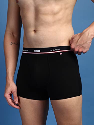 Image of ONN UK Classic Men's Combed Cotton Long Trunk with Feather Touch Ultra Soft Waistband (Pack of 1)