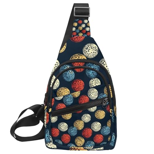 Sac à dos à bandoulière ergonomique pour voyage et running multicolore