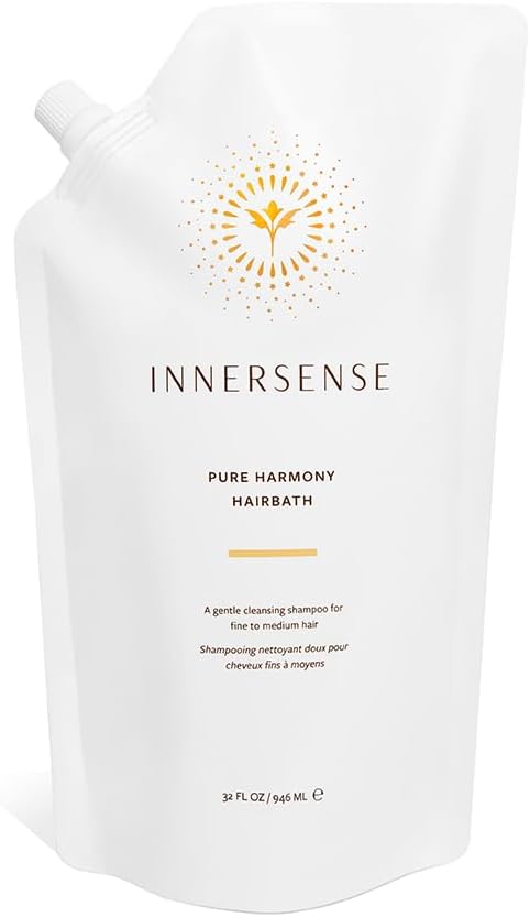 Organic Beauty - Natural Pure Harmony Hairbath Shampoo | Non-Toxic, Cruelty-Free, Clean Haircare (32oz Refill Pouch)
