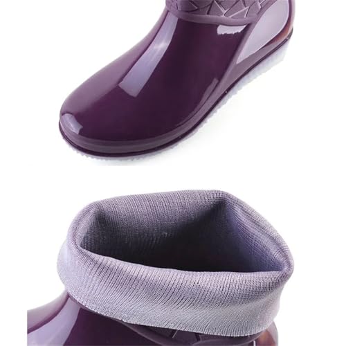 Women's Boots Outdoor Rain Boots Four Seasons Non-Slip Wear-Resistant Ladies Waterproof Shoes2