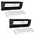 Leisure LED 2X RV Exterior Porch Utility Light XL 12v 650 Lumen Lighting Fixture. Replacement Lighting for RVs, Trailers, Campers, 5th Wheels Black Base Clear Lens (Black, 2-Pack)
