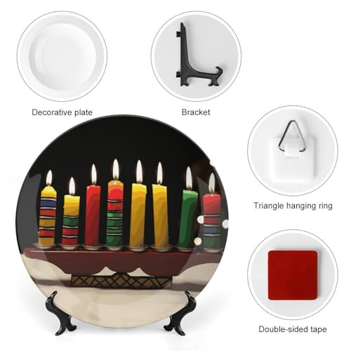 Plato Decorativo de Porcelana Kwanzaa 6 pulgadas miniatura 3