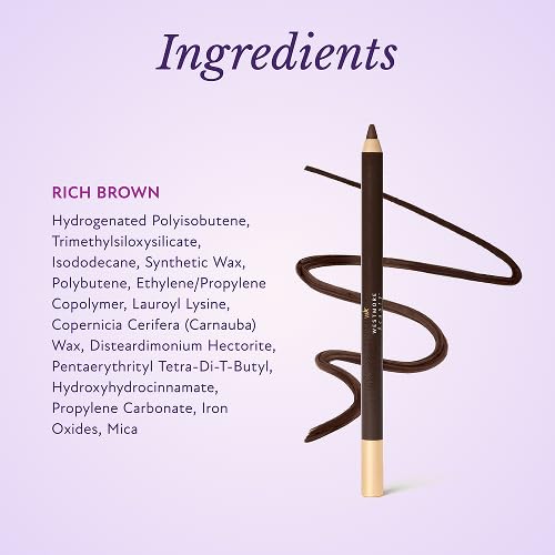 Westmore Beauty Lasting Effects Soft Glide Eyeliner – Waterproof & Smudge-Proof Precision Eyeliner Pencil – Long-Lasting Gel Formula for Easy Sharpening – Rich Brown, 0.042 oz - Image 8