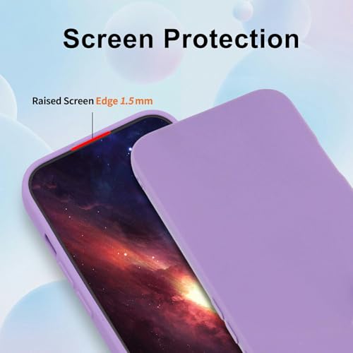 Image of for Xiaomi 17 Case Precise Camera Cutouts Soft TPU Shockproof Phone Cover - Purple