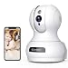 Wireless Camera, 1080P HD WiFi Pet Camera Baby Monitor, Pan/Tilt/Zoom IP Camera for Elder/Nanny Security Cam Night Vision Motion Detection 2-Way Audio Cloud Service Available Webcam White