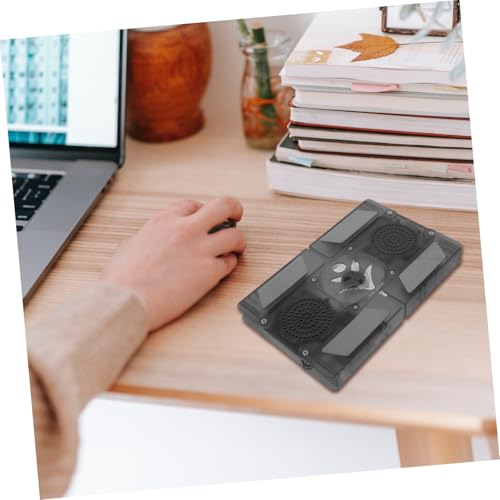 Base plegable para laptop con ventilador y luz LED GALPADA miniatura 7