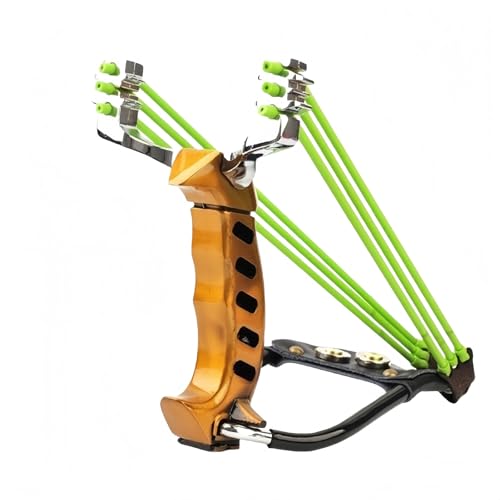 Kefeng スリングショット 動物撃退器 害獣・害虫対策器 ABS バンドブラケット付き ショット スリング パチンコ パチンコ銃 ファルコン 狩猟用 スリングショットゴムバンド 替えゴム 大人向け屋外スポーツゲーム兼用カタパルト くまよけ道具 熊対策グ