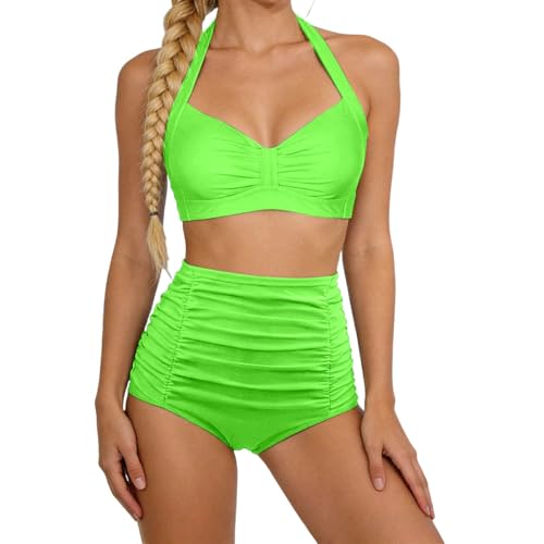 Bikini push up taille haute pour sculpter la silhouette au bord de l'eau