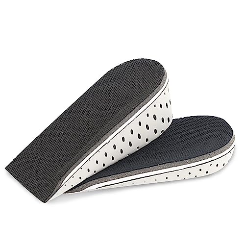 Image of Memory Foam Height Increase Insoles Invisible Shoe Lifts Heel Inserts Elevation Footwear Cushion Foot Pads Shoe Inserts Soft Breathable Replacement Inserts 4.3cm