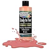 Pouring Masters Peachy Gold/Pink Iridescent Special Effects Acrylic Pouring Paint - Premium 8-Ounce Pre-Mixed Fluid Acrylic Paint - Fluid Art Supplies for Canvas, Wood, Paper, Tile & Rocks
