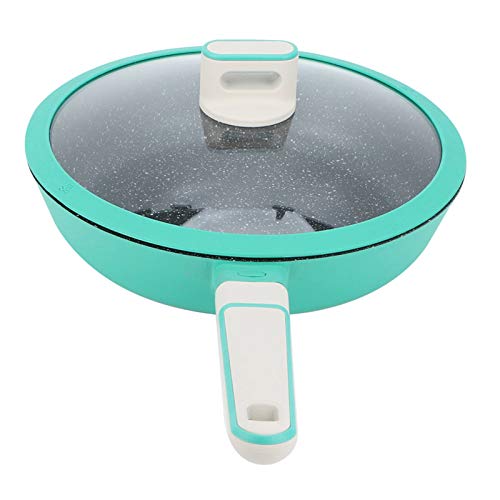 Casserole antiadhésive hauteur 2.4in couvercle en verre casserole pour cuisinière électrique pour cuisinière à induction pour cuisinière à gaz