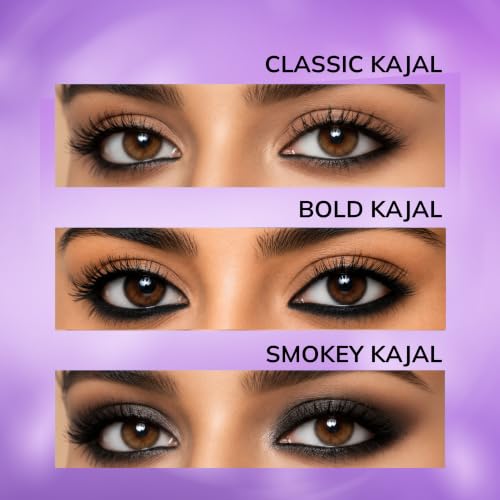 Image of TEE ESS Long Stay Kajal | Retractable Pencil | Waterproof, Smudge Proof | Intense Black Color | 24H Long Lasting | Smooth One-Stroke Application | With Vitamin E | Twist-Up Black Kajal | 30 gms