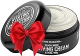 Viking Revolution Luxury Shaving Cream for Men- Sandalwood Scent - Soft, Smooth & Silky Shaving Soap - Rich Lather for the Smoothest Shave - 5.3oz