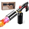 Antorcha de propano, pistola de soplete de cocina con bloqueo de seguridad, encendedor de carbón, lanzallamas, cabezal de antorcha de alimentos de cocina para parrilla, al vacío y barbacoa