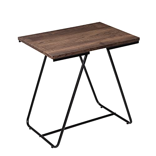 Honey-Can-Do Square Side Table, Black Tbl-09251 Black, 20 Lbs #TOP11