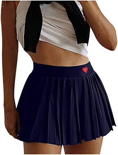 GORGLITTER Damen Minirock Camouflage - Y2K Hosenrock Mit Rüschen