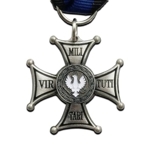 Trikoty The War Order of Virtuti Militari Medal Poland Highest Military Award for Heroism Valor Bravery Reproduction