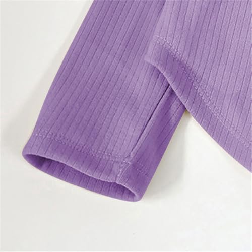 Toddler Kids Long Sleeve Knitted Shirts Girls Button-Down Collar Blouse Boys Solid Sweatshirt Solid Pullover Tops3