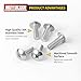 M5 x 12mm(30 Pack) Truss Head Machine Screws, Phillips Drive Metric Machine Bolts, 304 Stainless Steel (18-8), Fully Threaded, Bright Finish