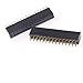 2.54mm 2 x 15Pin Female Socket Pin Header 15P Straight Dual Row Header Kit PCB Female Header Pin Header Connector, Pack of 20