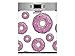Vinilo para Lavavajillas Donuts Rosas | Varias Medidas 65x75cm | Adhesivo Resistente y de Fácil Aplicación | Pegatina Adhesiva Decorativa de Diseño Profesional