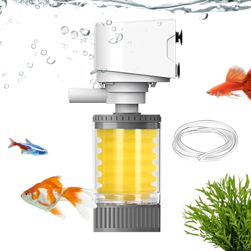 Filtre pour aquarium à poissons avec système silencieux puissant pour étangs