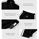 JMIERR Men's Track Suits Sweatsuits 2 Piece Full Zip Sports Outfits Set Sweatshirt and Joggers Sweatpants - Image 3