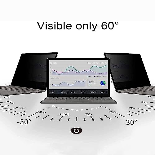 Image of 15.6 inch - Privacy Guard Filter Screen, Avoids Visual Hacking, Anti-Scratch, Anti-Glare, UV & IR Rejection and Anti Blue Light for Eyes Protection. (16:9 Aspect Ratio) 375 * 194mm Size.