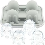 AIBOYA 4 Cavity Octopus Silicone Candy Molds For Candy Chocolate Ice Cube