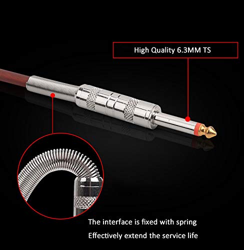 XLR naar 1/4 microfoonkabel,XLR vrouwelijk naar 1/4 TS,Microfoonsnoer Balanced 6,35 mm Mono Plug naar XLR 3Pin voor… - Image 3