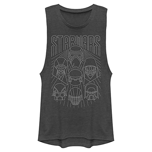 Camisa de Star Wars mujer con banda lateral oscura estilizada en tejido premium antimanchas