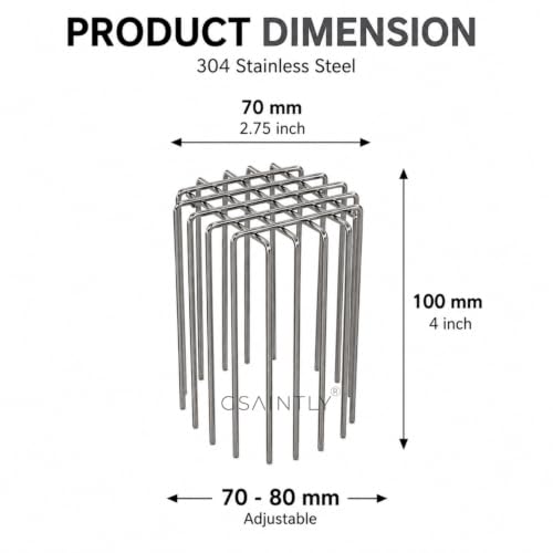 Image of Stainless Steel Drain Pipe Cover | Rust-Resistant Wire Mesh Guard for Outlets | Anti-Rat, Rodent Proof, Anti-Blocking Outlet Stopper for Drainage & Exhaust Protection (Small - 75 MM)