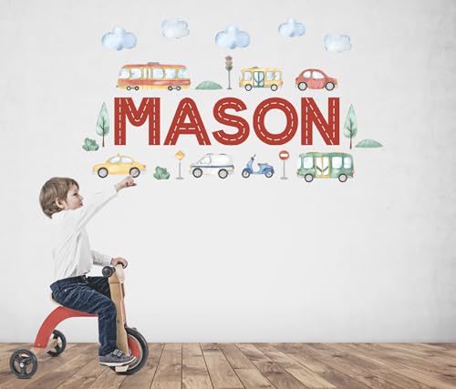 Vinilo Decorativo Vehículos para Pared Infantil miniatura 2